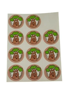 11 Vintage Trend Scratch Sniff STINKY STICKERS, TREE-Mendous! MATTE - Imagen 1 de 2