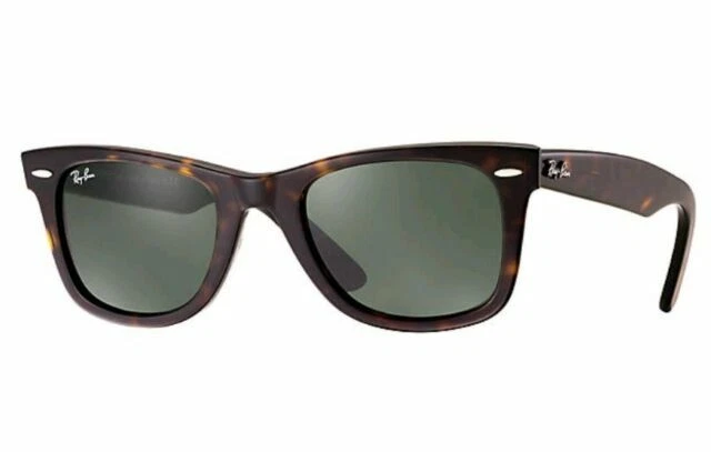 Ray-Ban RB 2140 902 50mm Green Classic G-15 Lens Sunglasses - Tortoise