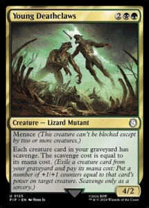 *MtG: 4x Young Deathclaws - Commander Fallout Uncommon - magicman-europe* - Bild 1 von 1