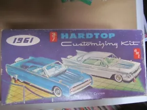 1961 Lincoln Continental hardtop AMT Model kit box - Picture 1 of 6