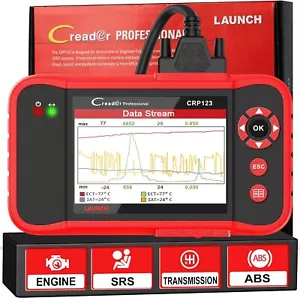 🔥CRP123 OBD2 Scanner Code Reader Engine Transmission ABS SRS Diagnostic Tool - Bild 1 von 17