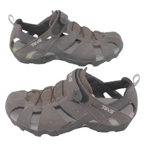 Teva #6968 Brown Closed Toe Hiking Trail Sandals Shoes Men's Size US 12 - Picture 1 of 13