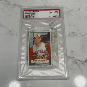 1963 Bazooka Bob Turkey Hand Cut PSA 8 HIGH GRADE Low Pop! TOP! - Bild 1 von 2