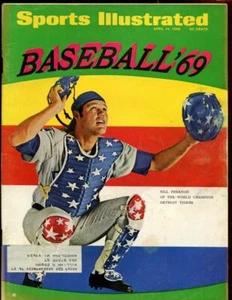 April 14, 1969 Bill Freehan Detroit Tigers World Champions SPORTS ILLUSTRATED - Picture 1 of 1