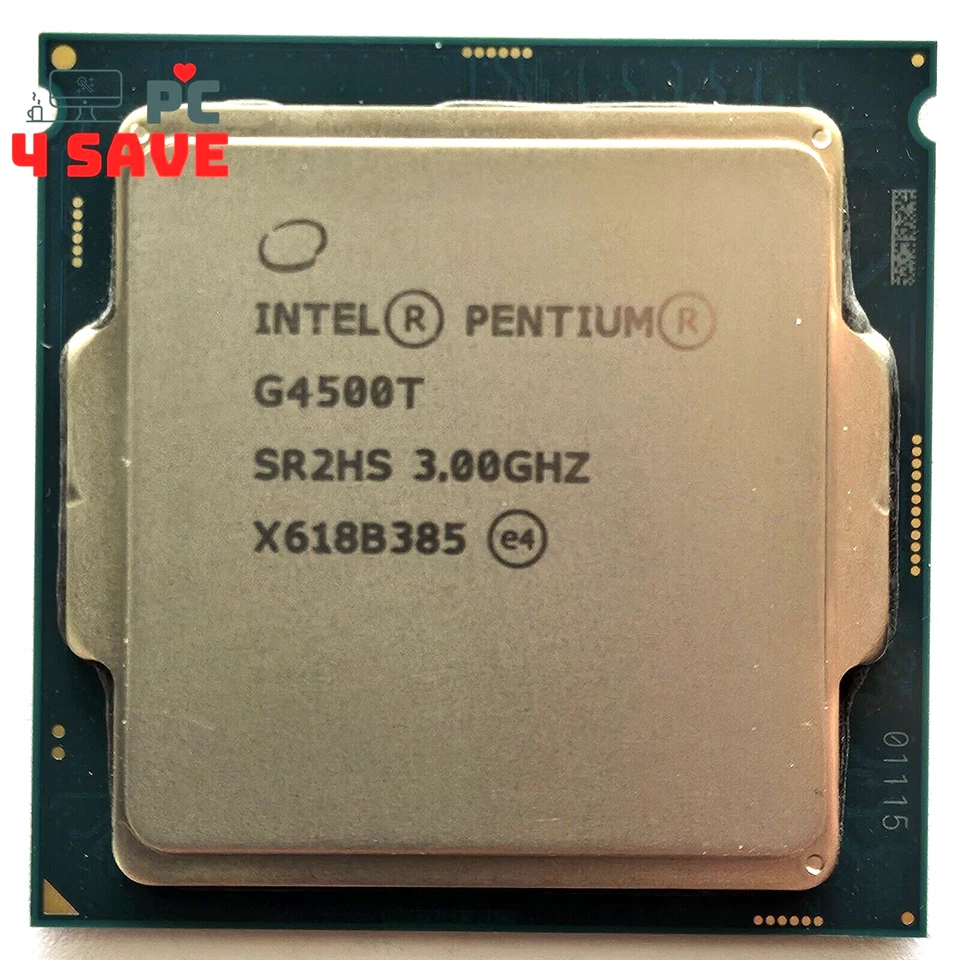 Intel Pentium G4500T 3.00GHz 2-Core 3MB LGA1151 Desktop CPU Processor SR2HS 35W - Image 1 of 1