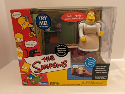 Los Simpson ESCUELA CAFETERÍA Playmates juego con figura LUNCH LADY DORIS Foto 1 de 4