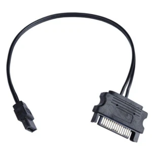 Sata 15Pin To 6Pin Adapter Cable Sata Power Supply Cord For CD Dvd Optical Drive - Picture 1 of 15