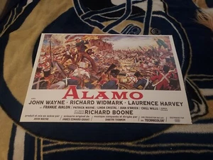 THE ALAMO ~ FILMPOSTER SELTEN HOT VINTAGE ~ 15 3/4" T X 23 3/4" W - Bild 1 von 3