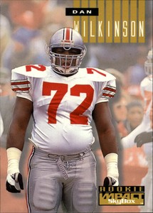 1994 SkyBox Impact Football Card #273 Dan Wilkinson RC
