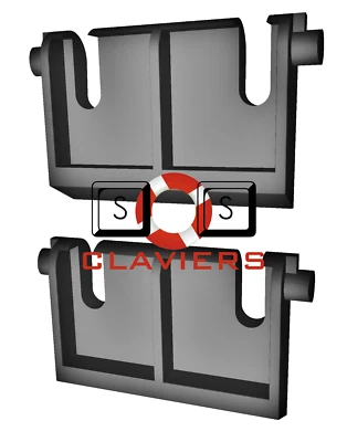 Hyperx Alloy Core RGB Keyboard Spare Replacement Tilt Leg Stall Foot Feet Set - Image 1 of 3