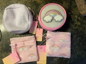 Stoney Clover Lane x Target Rainbow Patch Pouch, 2 Beutel und lila Herzbeutel - Bild 1 von 1