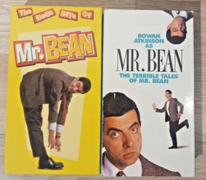 2x Mr. Bean VHS The Best Bits of Mr. Bean & The Terrible Tale Of Mr. Bean - Picture 1 of 6