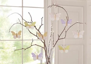Deko Hänger Schmetterling aus Holz im 8x Fenster Tür Wand Frühlings Aufhängen - Bild 1 von 4