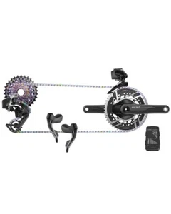 Sram Red Axs E1 2x12v Powermeter Group Set (Rainbow) + Cyclocomputer Hamme - Picture 1 of 1