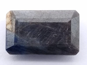 121.27 Ct Natural Untreated EGL Certified Emerald Cut Bi-Color Huge Sapphire - Picture 1 of 6