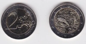 2 Euro Bi-Metall Farb-Münze Litauen 2021 Biosphärenreservat von Zuvinta (165386) - Bild 1 von 1