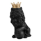  Resin Crown Lion Ornament Office Household Decoration Outdoor Home