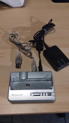 Casio USB Cradle Ca-24 Exilim With Power And USB Cord Tested NO CAMERA - Image 1 of 4