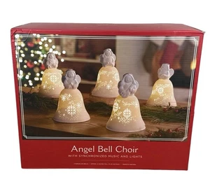 Hallmark Engel Glocke Chor Synchron Musik LED Lichter Fernbedienung Weihnachten geprüft - Bild 1 von 8