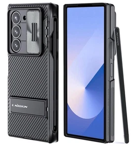 Nillkin für Samsung Z Fold 6 Hülle mit S-Pen Halter Stoßfest Slim Lens Cover - Bild 1 von 5