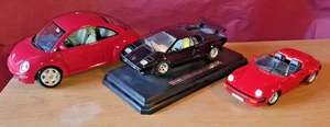 3 modelos de coches burago LAMBORGHINI COUNTACH 5000-Maisto PORSCHE 911 Speedster... - Imagen 1 de 13
