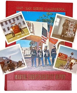 Vintage Marine Corps Yearbook Photos 1967 Platoon 146 Native American Yearbooks  - Picture 1 of 24