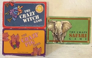 3 Vintage Price Stern Sloan Pss! Crazy Puzzles: Witch Pigs Safari - Picture 1 of 10