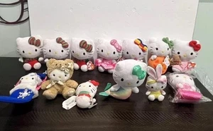 Hello Kitty Sanrio Plüschpuppen gemischt neu & gebraucht Ty Posten 13 Teile - Bild 1 von 15