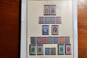 [ST. LUCIA] 1958-1975 Ediciones/Colección en Hojas Sin Bisagras - Imagen 1 de 22