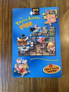 Three Little Pigs Big Puzzle Book 1998 - Foto 1 di 12