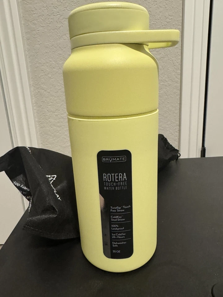 BrüMate Rotera 35oz Prickly Pear Yellow Insulated Water Bottle New Leakproof - Изображение 1 из 1
