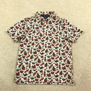 William Murray Golf Polo Shirt Mens Medium Greens Keepers All Over Print w/o tag - Picture 1 of 7