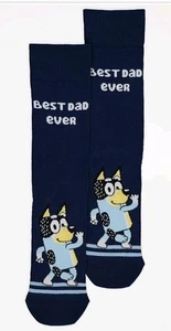 Nuevos calcetines AZUL Bandit Best Dad Ever para hombre talla 6-8,5 del Reino Unido - Imagen 1 de 1