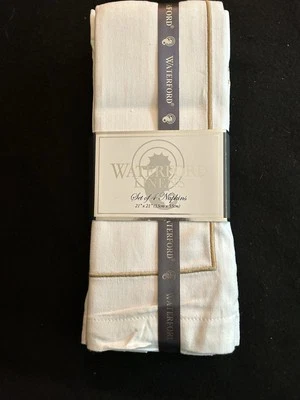 Waterford Linens Set of 4 Napkins 21" x 21" New Retail $59 - Image 1 of 4