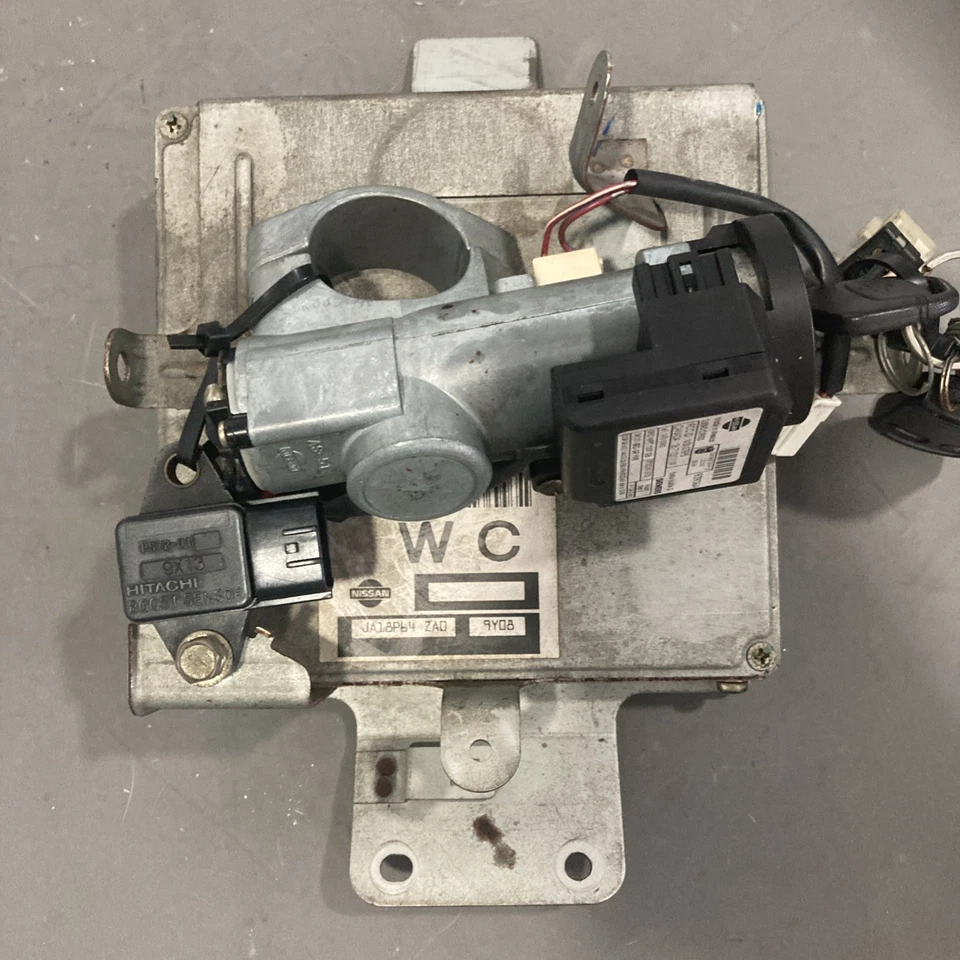 2001 Nissan Altima ECU/Lock Cylinder/Key JA18P64 ZA0 - Image 1 of 4