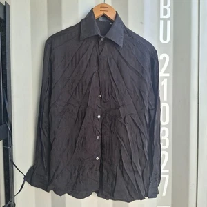 Camicia Messori 100% seta 15,5/39 P-P 50 cm Made in Italy - Foto 1 di 15