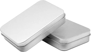 Metall Spielkarten Box 2 Stück Etui Blechdose Kleine Aufbewahrung - Bild 1 von 5