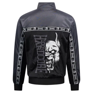 100% HARDCORE Herren Trainingsjacke „Essential“ | Grey | Grau Gabber - Picture 1 of 2