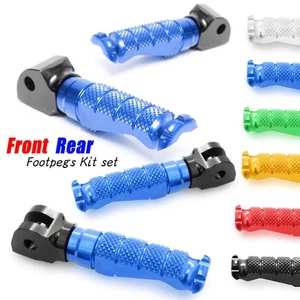 Blue CNC Front Rear R-FIGHT Footpegs For R1200 R 11 12 13 14 15 16 17 18 - Picture 1 of 6