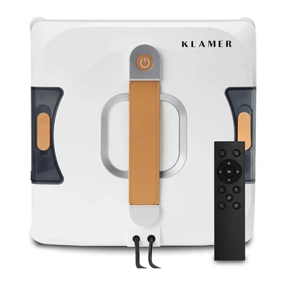 KLAMER Fensterputzroboter, Kompakter Fensterroboter mit automatischer Kanten-… - Bild 1 von 4