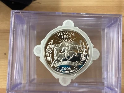 2006-S Nevada Statehood Silver Quarter DCAM Proof Roll of 40 Coins - Image 1 of 4
