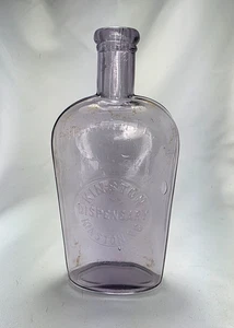 Kinston NC One Pint Dispensary Bottle Glass Excellent Shape - Picture 1 of 14