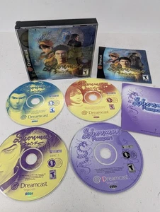 Shenmue Sega Dreamcast Complete 4 Disc Set Case Manual Passport Tested - Picture 1 of 5