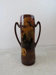 Royal Doulton Kingsware 'Here's a Health Unto His Majesty' Double-Handled Vase - Picture 1 of 9