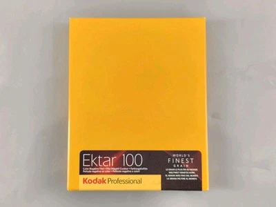 Kodak Ektar 100 4x5 Large Format 10 Sheets Box expired film - Image 1 of 3