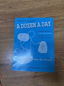 A Dozen A Day Technical Exercises for the Piano (the blue book) - Picture 1 of 1