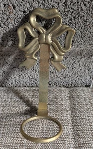 Vintage Messing Schleife Wandleuchter Votivkerzenhalter - Bild 1 von 5