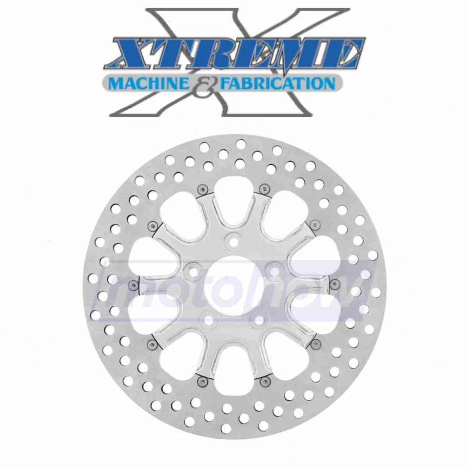 Xtreme Machine Front Left Execute Brake Rotor for 2011-2019 Harley Davidson wt Foto 1 de 4