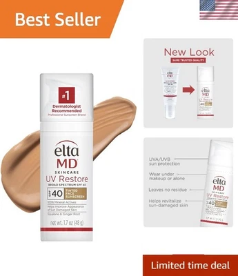 Protector solar tintado a base de minerales FPS 40 - Tratamiento y protección ligera de la piel Foto 1 de 4