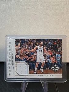 2012-13 Panini Limited Marc Gasol Performers Game Worn Material 159/199 #10 - Picture 1 of 3